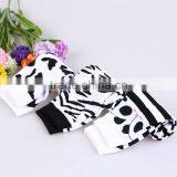 Baby Leg Warmers White And Black Kids Cotton Legging Warmers thumbnail-4