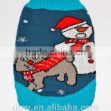 Fireplace Dog Sweater With 3D Stockings Knitting Christmas Dog Sweater XXXS To XXXL thumbnail-1