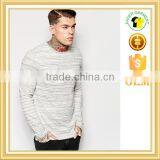 Wholesale Fitness t Shirt Muscle Fitness t Shirt Blank Slub t Shirt