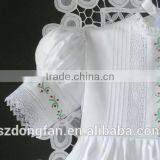 Wholesale Christmas Dress Flower Girls White Wedding Dress Baby Kids Lace Cap Sleeve Country Dresses thumbnail-3