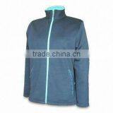 Latest Style Women's Jacket of Jersey Bonded With High-tech Polar Fleece thumbnail-1
