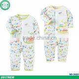 Wholesale Unisex Fashion Design Natural Cotton Fiber 2 Pieces Matching Baby Clothing Set thumbnail-1