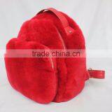 Myfur Customized Dyed Genuine Rex Rabbit Fur Bag Backpack For Teenage thumbnail-3