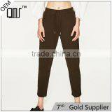 2017 OEM Wholesale 100% Cotton Comfortable Pants Women Sport Jogger Trousers thumbnail-1