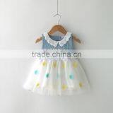 2017 Fanshional Lace and Tulle Dress Baby Sleeveless for Girl thumbnail-3