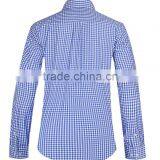 Small Checks Men's Long Sleeve Button-down Casual Shirt thumbnail-4