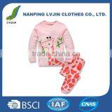 Baby Pajama Deer Little Girls' Pajamas Set 100% Cotton Clothes thumbnail-1