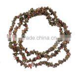 Unakite Gemstone Loose Beads Irregular Green thumbnail-3