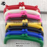 15.5cm Round Neon Jelly Color Plastic Purse Frame Neon Colors Frames thumbnail-4