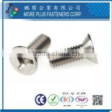 Made in Taiwan Carbon Steel and Stainless Steel Triwing Wood Security Screws
