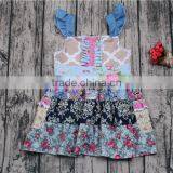 Adorable Quality Cotton Colorful Dresses Designer Baby Clotheing Sale Boutique Baby Clothes thumbnail-1