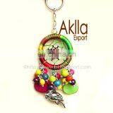 Ecological Keychains With Dreamcatcher and Seeds thumbnail-3