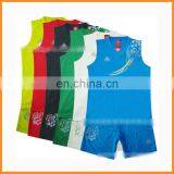 2013 Runtowell Basketball Jersey Green Color / Basketball Uniform Design Red / Custom Sublimated Basketball Uniform thumbnail-1