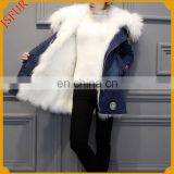 Winter Warm Genuine Fox Fur Coat Parka Women thumbnail-3
