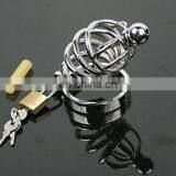 316 Medical Stainless Steel Chastity Device, Penis Lock, Penis Cover thumbnail-3