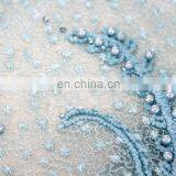 China Suppliers Flower Beaded Wedding Lace Fabric for Wedding Party thumbnail-5