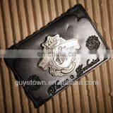 Custom New Vogue Style Laser Brown Leather Patch With Metal for Denim Jeans thumbnail-6