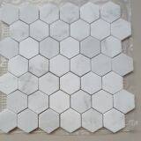 Oriental White Hexagon Marble Mosaic Floor Tiles Backsplash Mosaic thumbnail-2