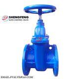 BS5163 DN150 PN16 Ductile Iron Brass Ring Metal Seat Gate Valve thumbnail-1