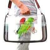 Bird Travel Takeaway Travel Cage PVC Transparent Breathable Bird Cage Parrot Handbag thumbnail-6