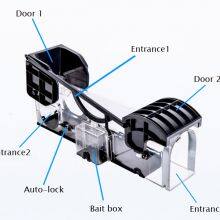 Humane Live Catch Plastic Rodent Control Rat Bait Station Mouse Trap Cage thumbnail-2