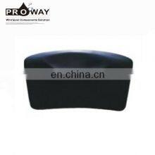 Dark Grey Massage Waterproof Headrest Whirlpool Pillow for Bathtub Spa PU Foam Bath Pillow thumbnail-2