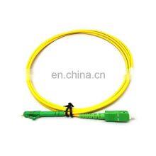 Compliant Wiht GR326 Standard Fiber Optic Patch Cord 1Meter SC/APC- LC/APC Simplex Single Mode G.657A2 2.0mm PVC Jacket Yellow thumbnail-2