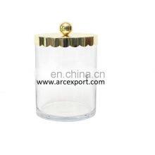 Clear Glass Luxury Lid Canister