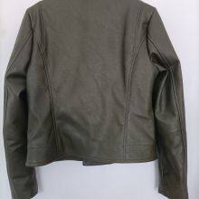 Women's Faux Leather Jacket Motocycle Biker PU Jacket thumbnail-5