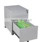 (DL-M1 ) 3 Drawer Metal File Cabinet Office Home Mobile Filing Storage Black Furniture Vertical thumbnail-3