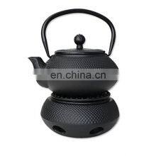 Black Painting Cast Iron Teapot With Heater, Teapot Heater thumbnail-5