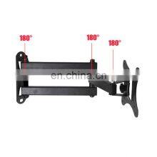 10-26 Inch Adjustable Full Motion TV Rack Universal Telescopic Rotating Wall Bracket for TV Rack thumbnail-4