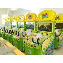 Guangdong Zhongshan Tai Le Play Children's Indoor Video Game Carnival Shooting Amusement Equipment Fruit Big Riot Green Theme Shot Ball Shot Watercolor TV Display thumbnail-5
