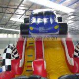 Double Lane Green Inflatable Pool Slide thumbnail-4