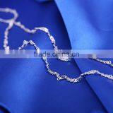 Good Selling Fashion Jewelry Rhodium Plated Cheap Short Chain Necklace thumbnail-6