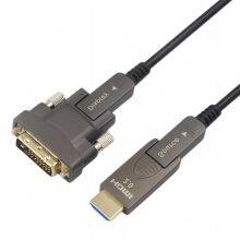 Detachable DVI to HDMI AOC-Active Optical Cable-10.2Gbps 4K@30Hz