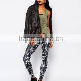 Women Low-rise Waistband Skinny Sexy Fashion Leggings In Geo Print Pants thumbnail-4