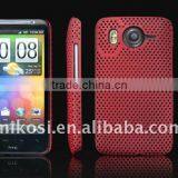 Perforated and Ventilated Mesh Hard Cover Phone Case for Desire HD