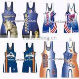 Wholesales Custom Sublimation Wrestling Singlet. Cool Dry Fit Wresting Vest , Cheap Wresting Uniforms for Sale Quality Choice Most thumbnail-1