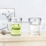 Samadoyo Elegant 350ml Glass Tea Mugs With Glass Deeper/ Filter/ Infuser on Sale thumbnail-1