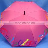 23inch High Quality Advertising Colorful Heat Transfer Printing Long Umbrella thumbnail-1