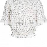 Horizontal Collar Printed Star Fabrics Half Sleeve Fashion Sexy/latest Casual Shirt thumbnail-5