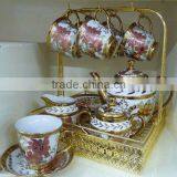 hot sale Chinese design New Style hand painted ceramic porcelain tea pot set