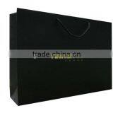 Strong Reinfoced Black Cardboard Paper Shopping Bag