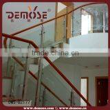 Front Door Designs Glass Balustrade Wood Handrail for Stairs Indoor thumbnail-3