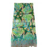 Wax Holland Printed Fabric With Embroidered Design Guipure Cord Lace in Guangzhou thumbnail-2