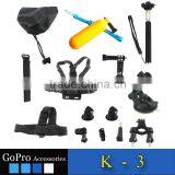 14-in-1 GoPro Accessory Kit for Gopro Hero 2/3/3+/4/4 Session