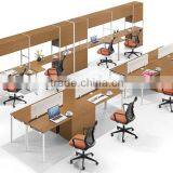 (MFC)PT-10 Modern Design Office Workstation for 2 Persons Metal Frame MDF Office Workstation thumbnail-2