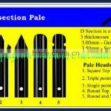 Plastic Coated Palisade Fencing