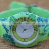 Fashion Mature Ladies Silicone Wrapped Japan Movt Wrist Watch thumbnail-3